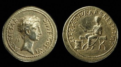 Aureus 28 BC